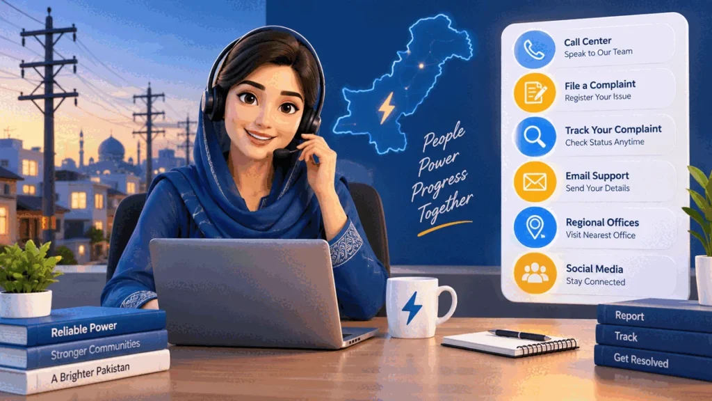Official FESCO helpline and complaint channel options
