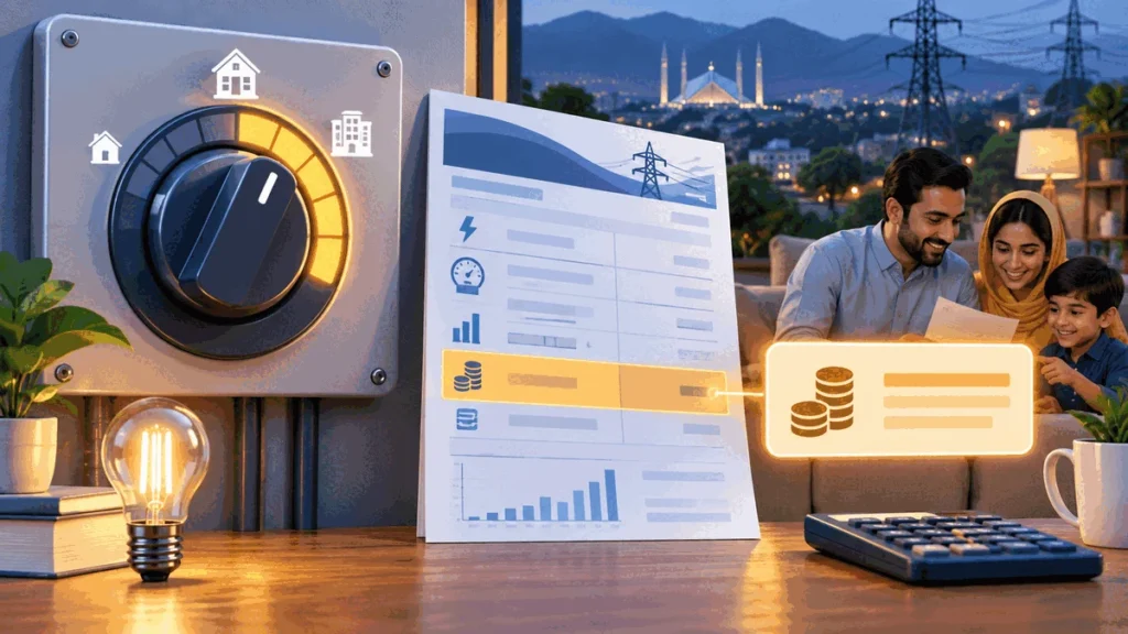 Fixed charges section on a FESCO electricity bill