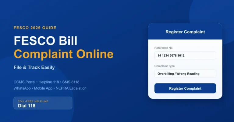 FESCO Online Bill Check Print: A Complete Guide